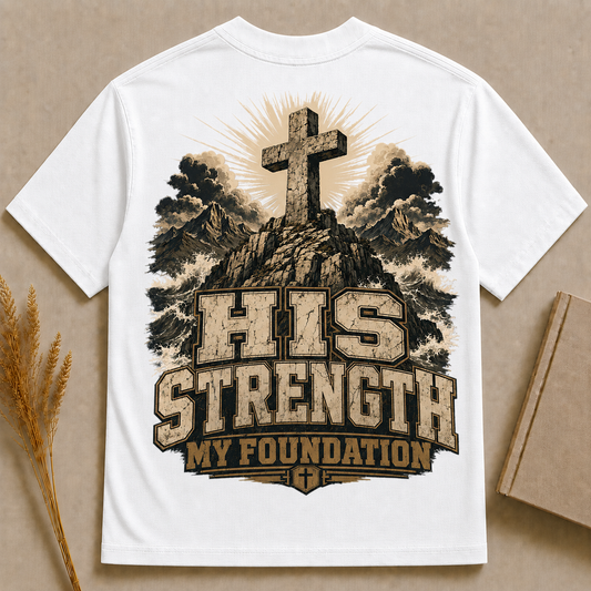 FOLLOW THE SHEPARD | Psalms 23 | Christian T-Shirt | Back Print