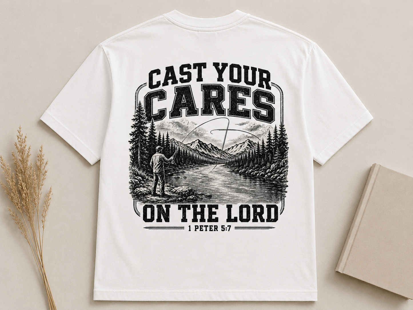CAST YOUR CARES T-shirt