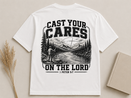CAST YOUR CARES T-shirt