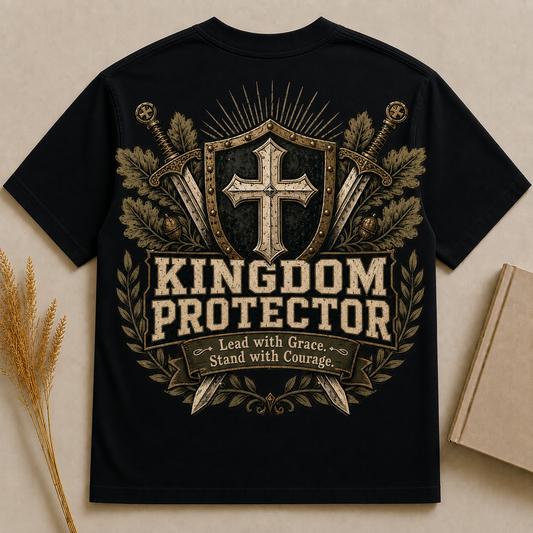 KINGDOM PROTECTOR | Christian T-Shirt | Back Print
