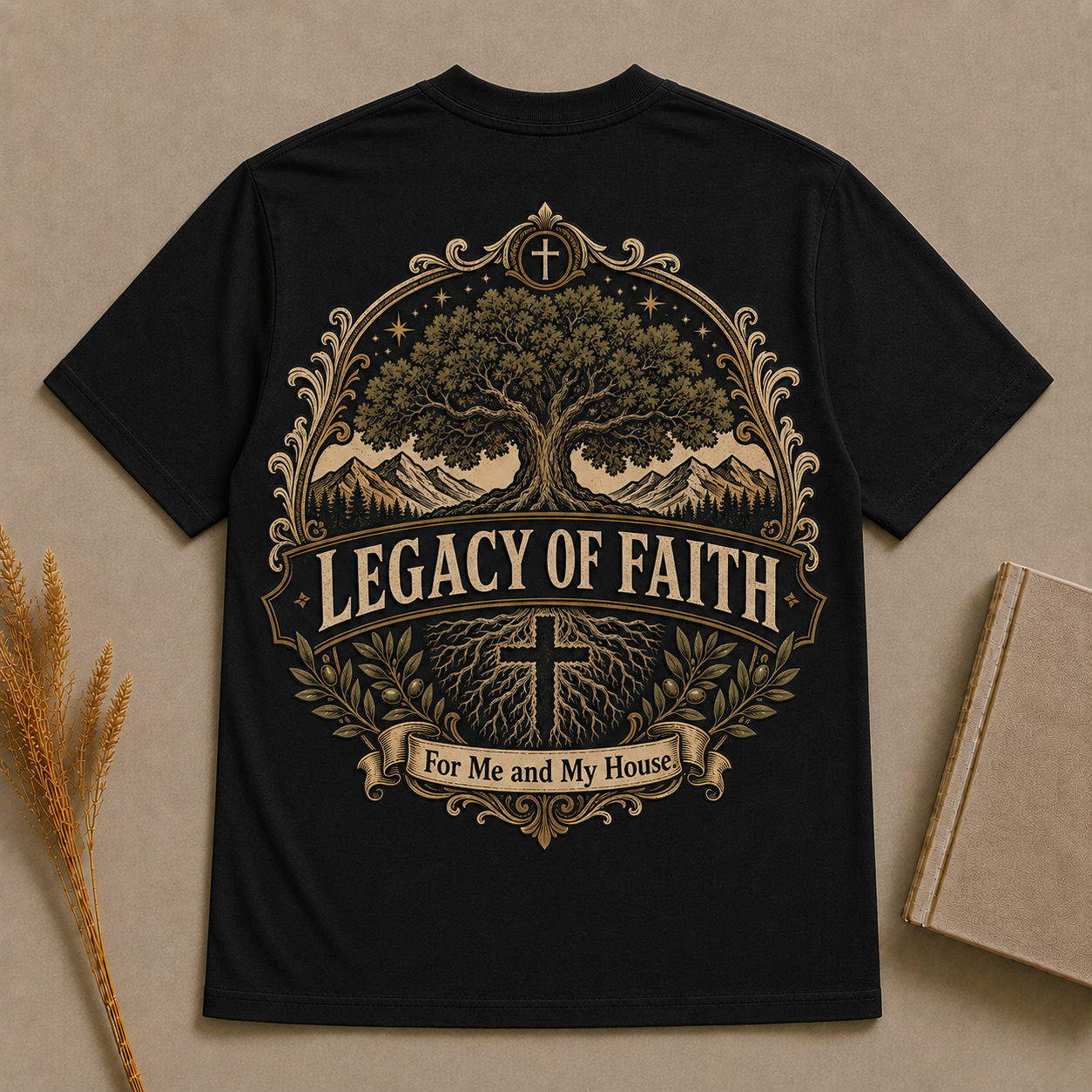 LEGACY OF FAITH | Christian T-Shirt | Back Print