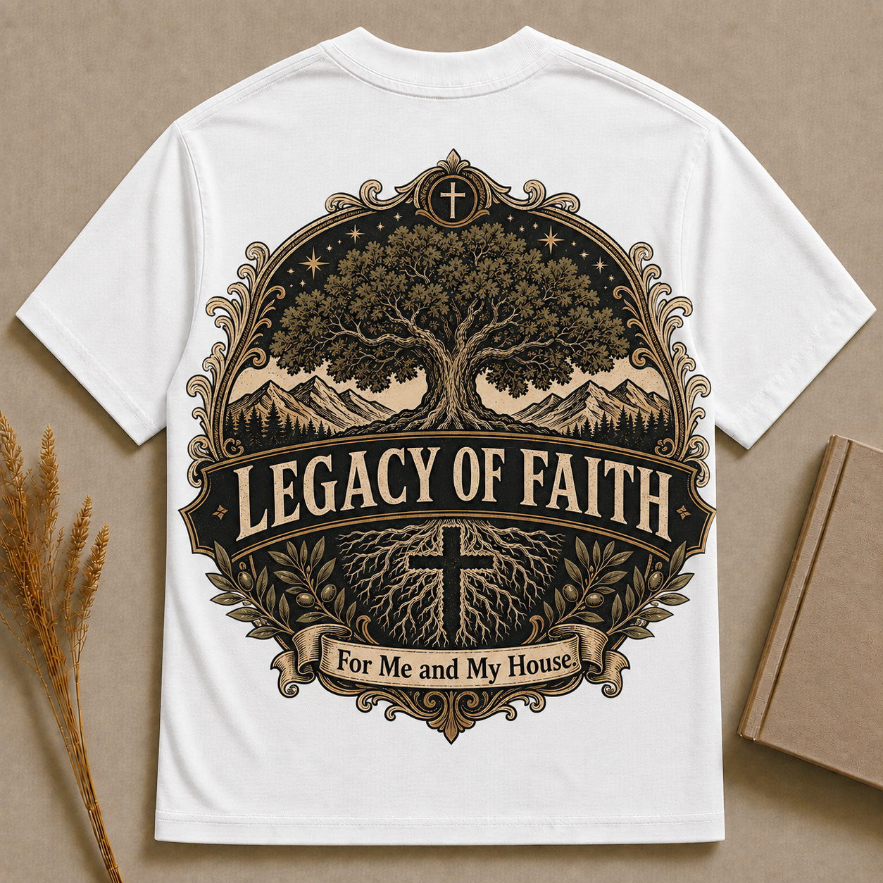 LEGACY OF FAITH | Christian T-Shirt | Back Print