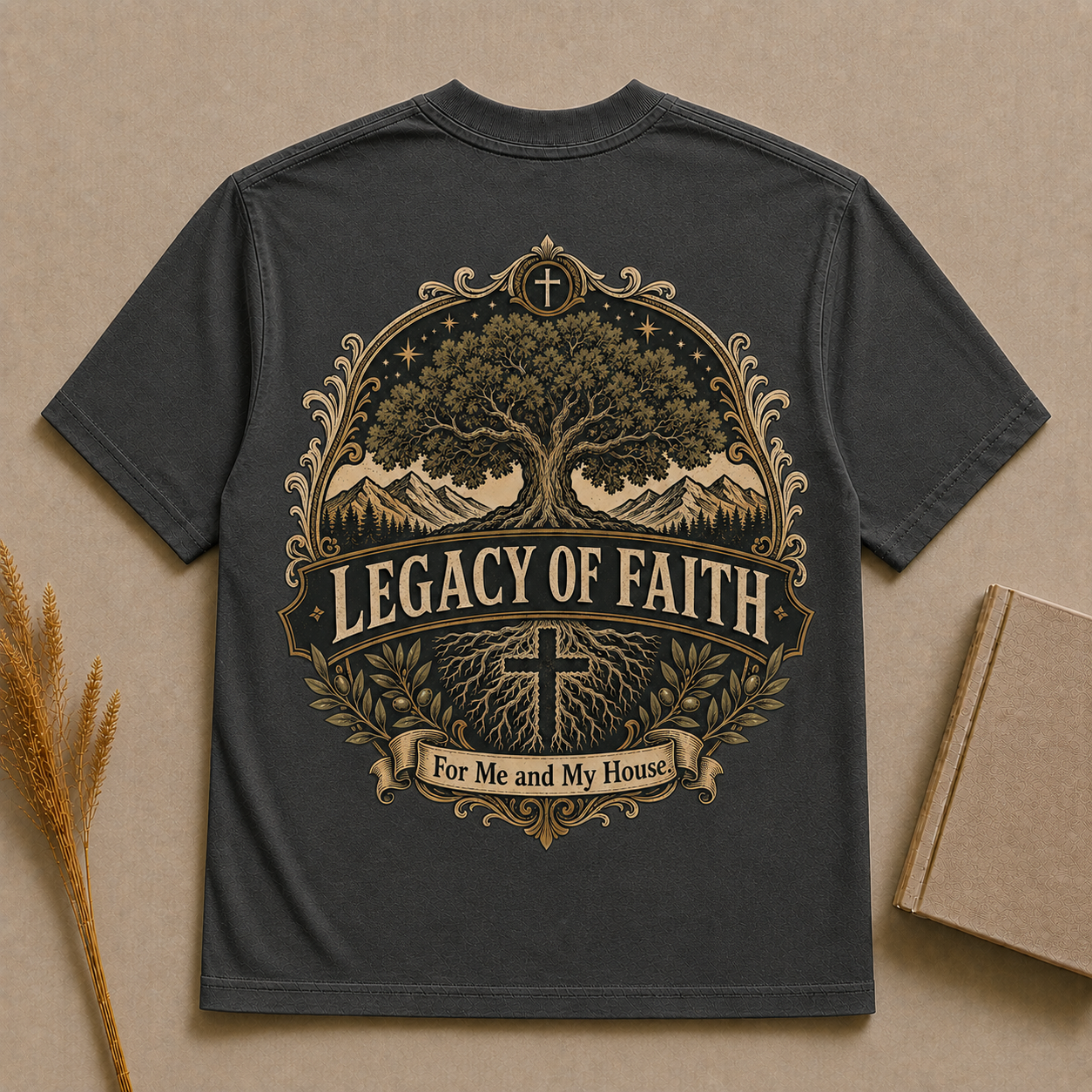 LEGACY OF FAITH | Christian T-Shirt | Back Print