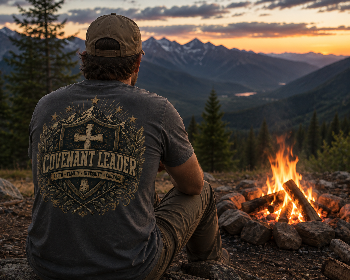 COVENANT LEADER | Christian T-Shirt |  Back Print