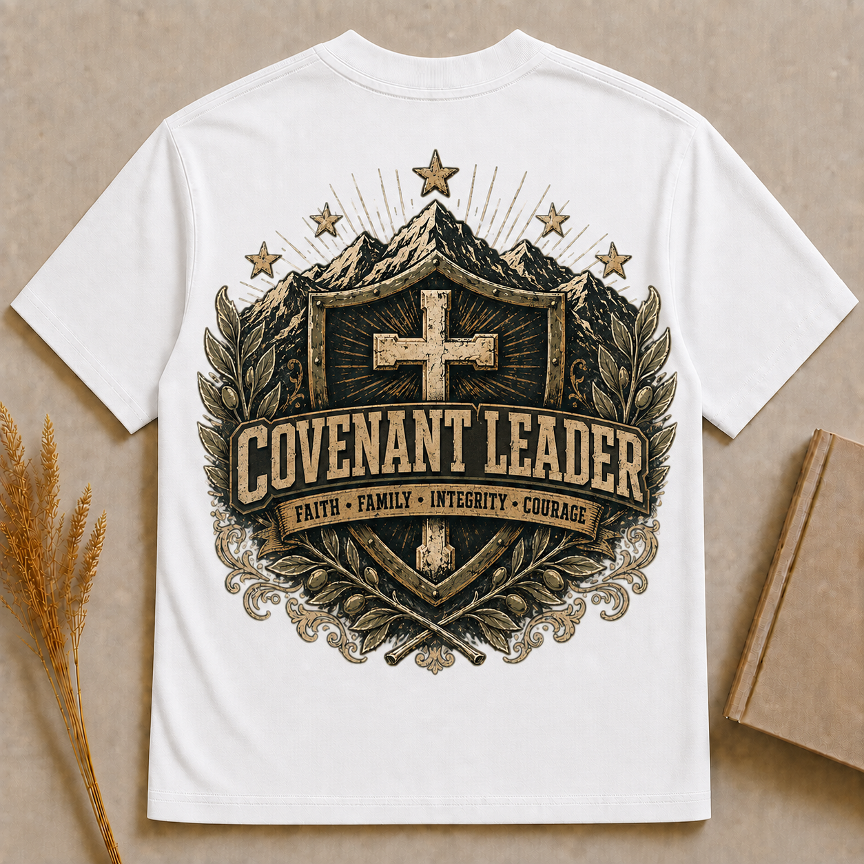 COVENANT LEADER | Christian T-Shirt |  Back Print