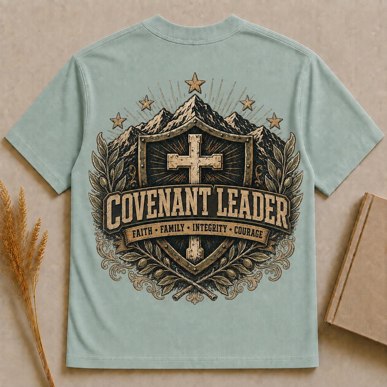 COVENANT LEADER | Christian T-Shirt |  Back Print