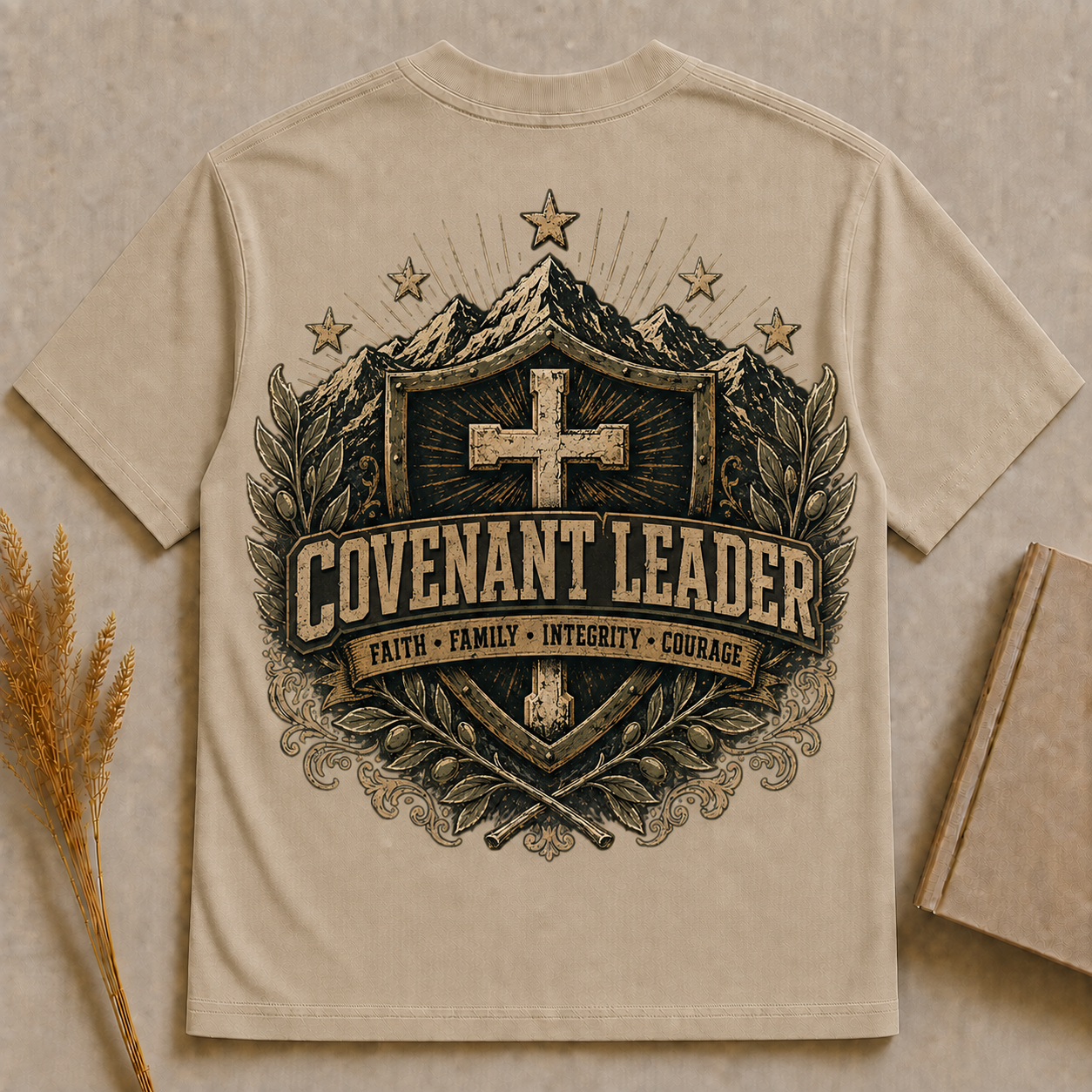 COVENANT LEADER | Christian T-Shirt |  Back Print
