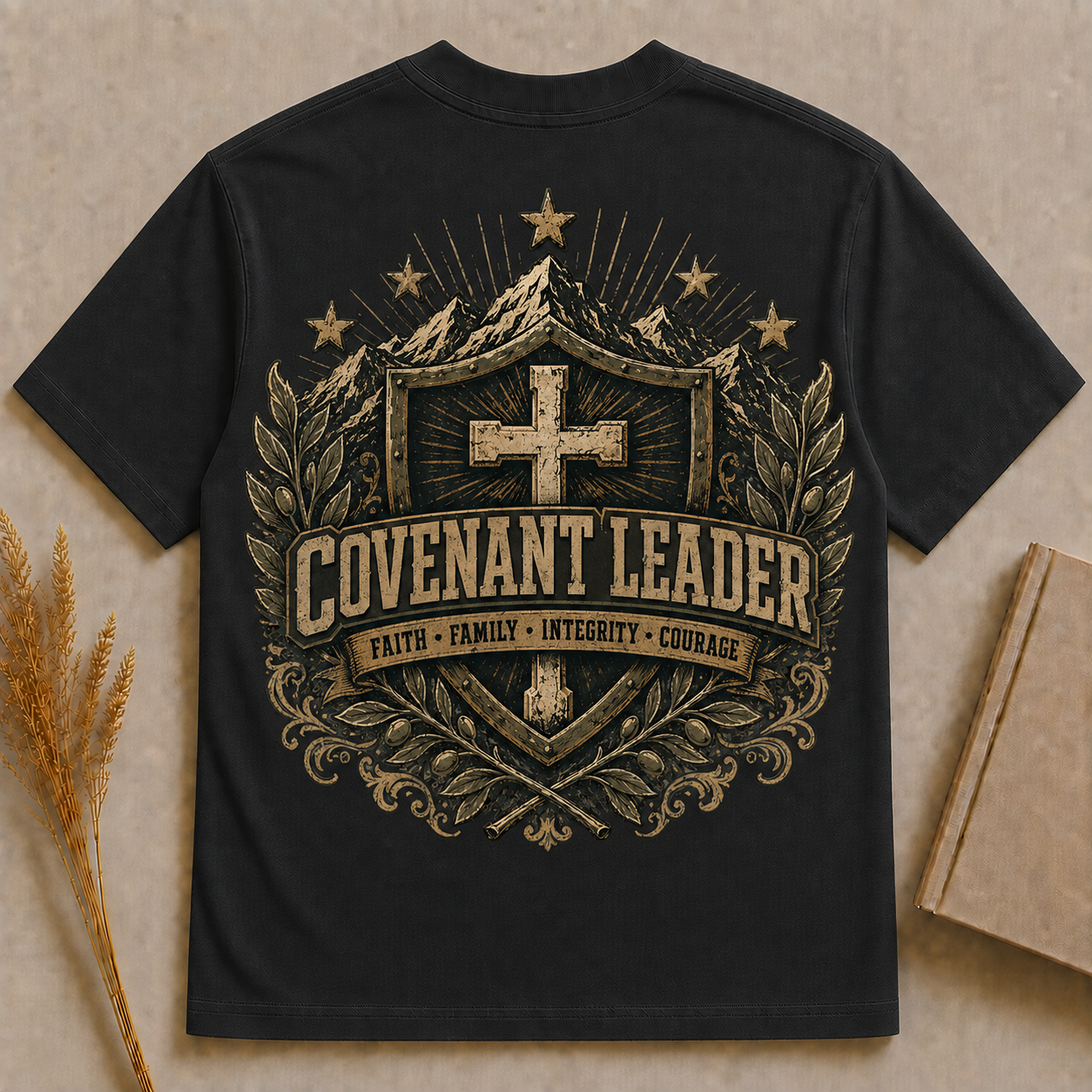 COVENANT LEADER | Christian T-Shirt |  Back Print