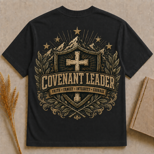 COVENANT LEADER | Christian T-Shirt |  Back Print