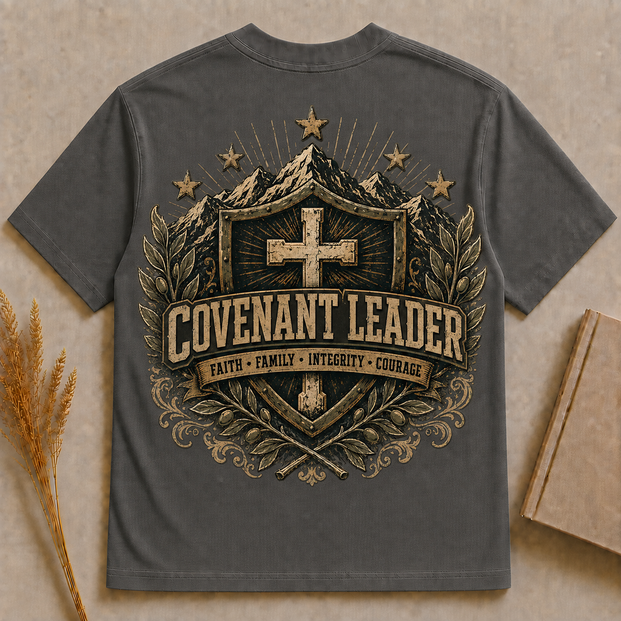 COVENANT LEADER | Christian T-Shirt |  Back Print